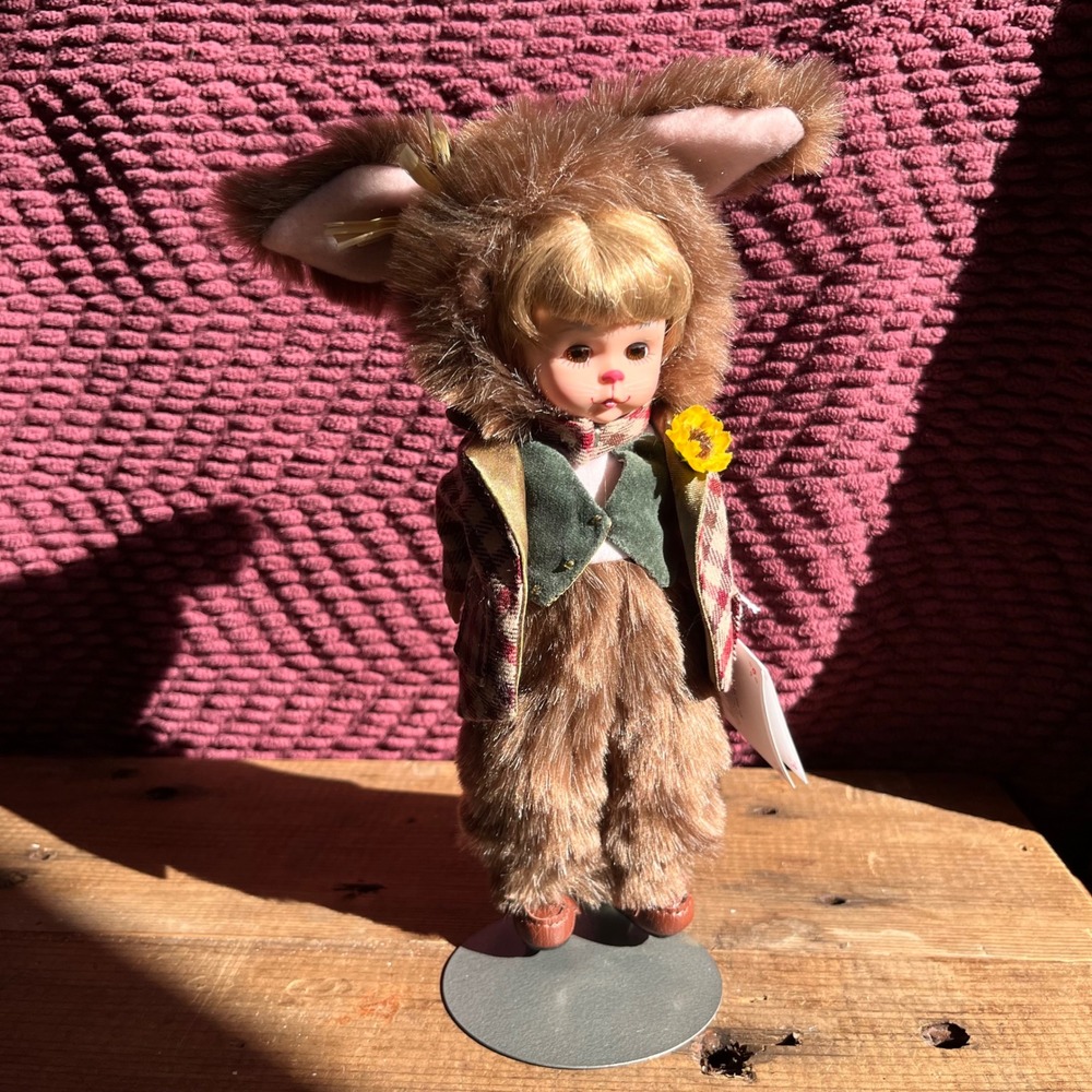 Madame Alexander March Hare Alice in Wonderland Doll 42430 with Stand 8 inch